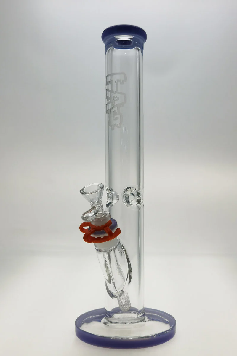 TAG - 16" Straight Tube Bong 50x7MM - 18/14MM Downstem (3.75") - Image 60