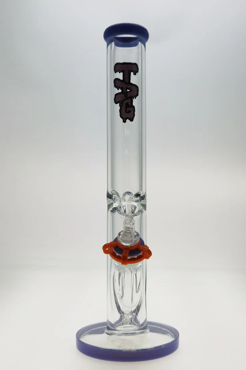TAG - 16" Straight Tube Bong 50x9MM - 18/14MM Downstem (4.25") - Image 27