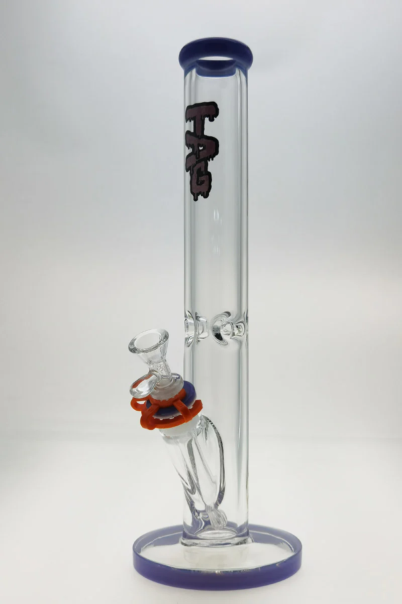 TAG - 16" Straight Tube Bong 50x9MM - 18/14MM Downstem (4.25") - Image 30