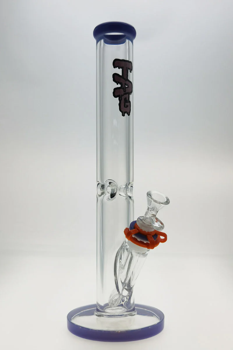 TAG - 16" Straight Tube Bong 50x9MM - 18/14MM Downstem (4.25") - Image 31
