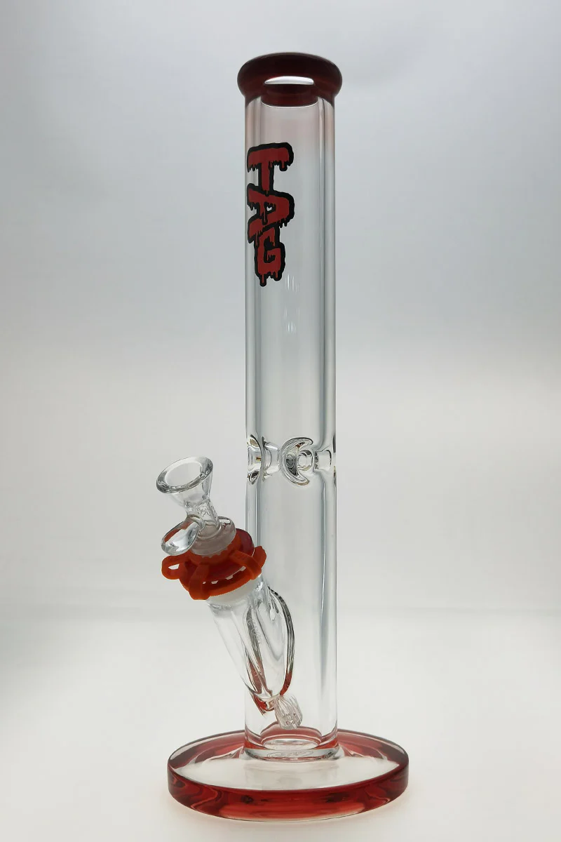 TAG - 16" Straight Tube Bong 50x9MM - 18/14MM Downstem (4.25") - Image 42