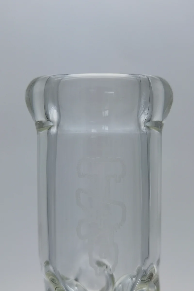 TAG - 17" Streamline Double Super Slit UFO Beaker Bong 50x7MM - 18/14MM Downstem (4.00") - Image 9