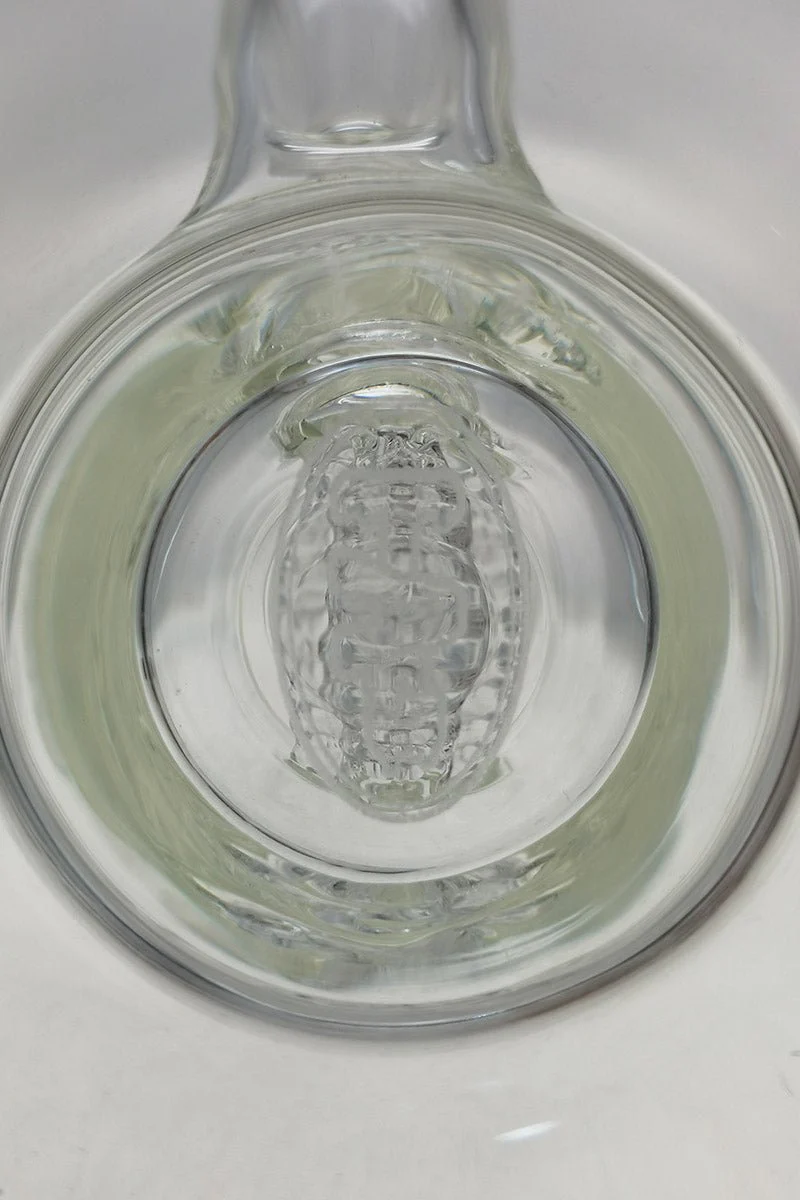 TAG - 16" Super Slit Gridded Triple Inline to Helical Dome Splash Guard Bong 44x4MM (18MM Female) - Image 29
