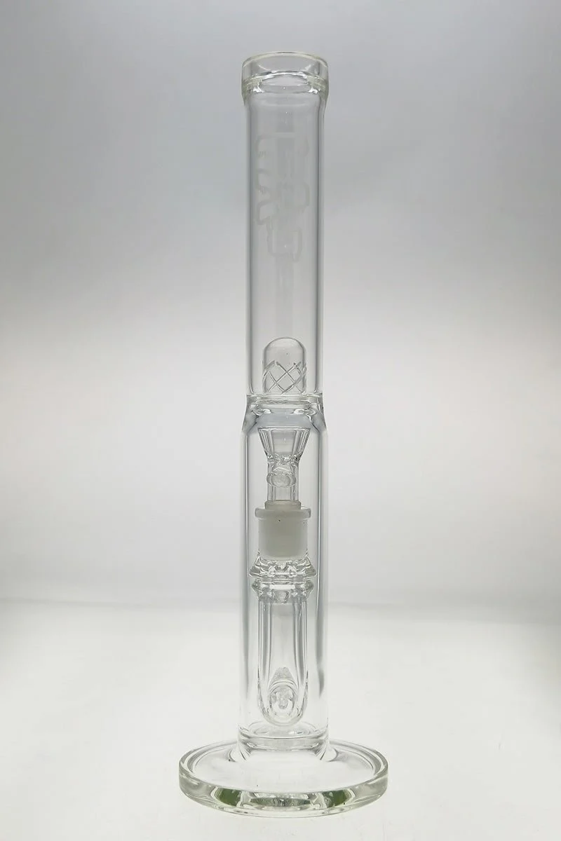 TAG - 16" Super Slit Gridded Triple Inline to Helical Dome Splash Guard Bong 44x4MM (18MM Female) - Image 32
