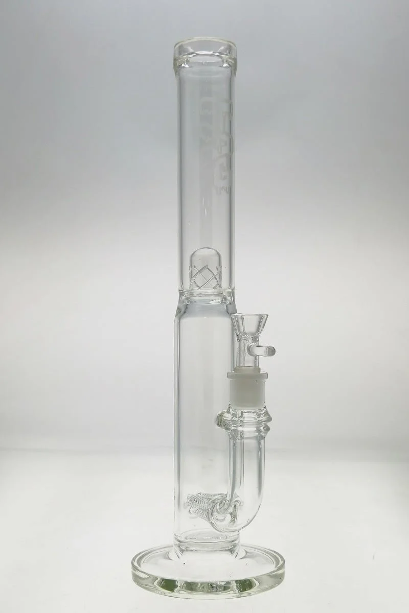 TAG - 16" Super Slit Gridded Triple Inline to Helical Dome Splash Guard Bong 44x4MM (18MM Female) - Image 36