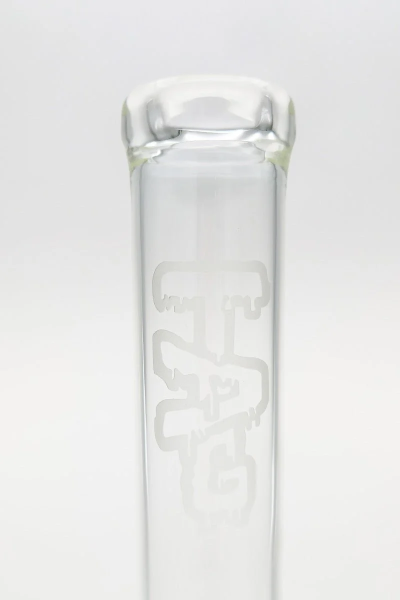 TAG - 16" Super Slit Gridded Triple Inline to Helical Dome Splash Guard Bong 44x4MM (18MM Female) - Image 5