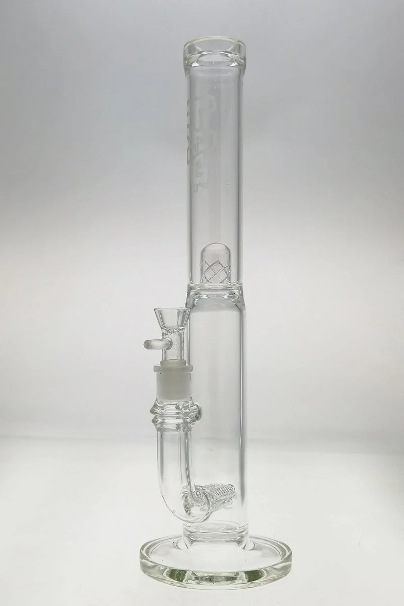TAG - 16" Super Slit Gridded Triple Inline to Helical Dome Splash Guard Bong 44x4MM (18MM Female) - Image 50