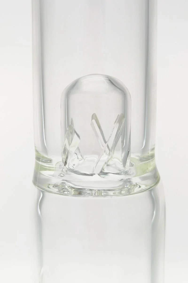 TAG - 16" Super Slit Gridded Triple Inline to Helical Dome Splash Guard Bong 44x4MM (18MM Female) - Image 6
