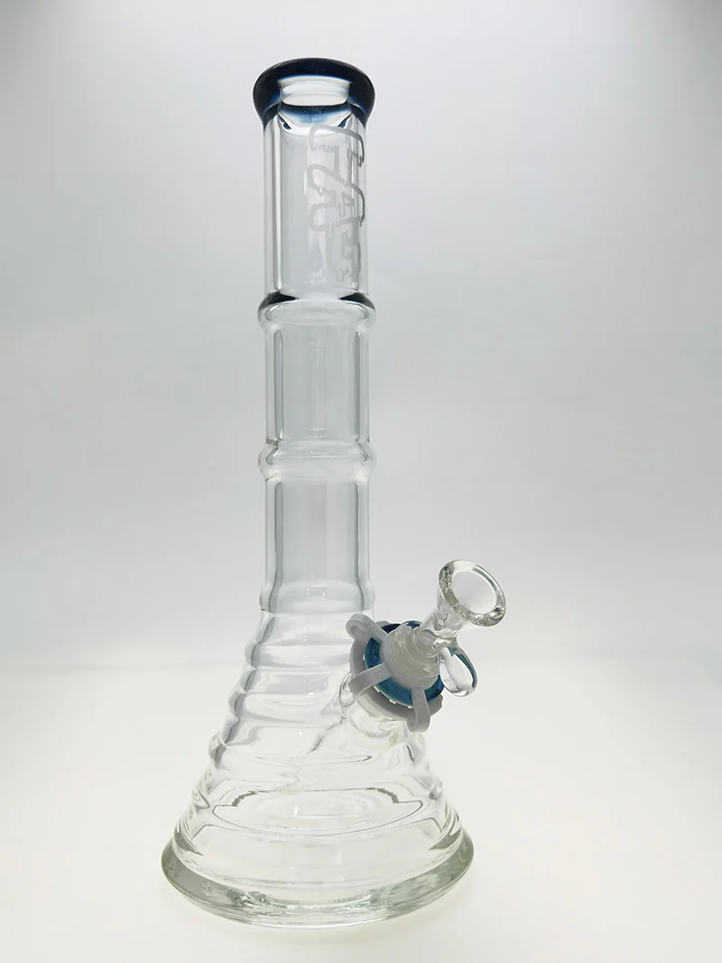 TAG - 15" Beaker Bong Bamboo 50x7MM (4.50") 18/14MM Downstem - Image 4