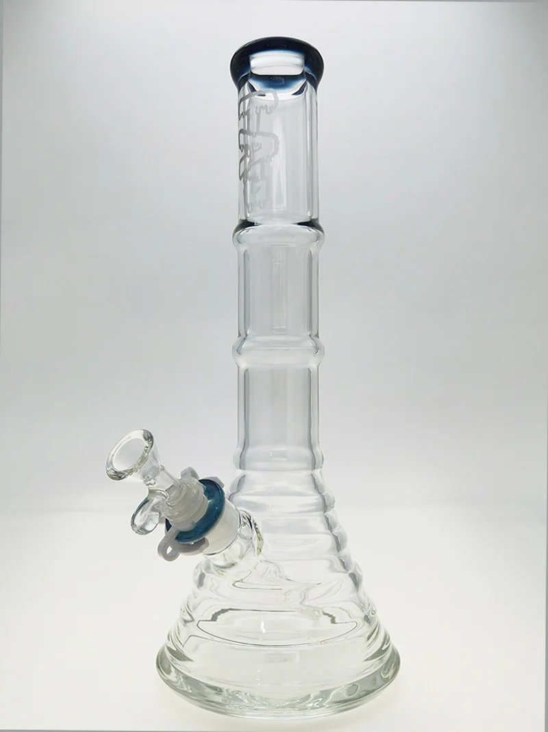 TAG - 15" Beaker Bong Bamboo 50x7MM (4.50") 18/14MM Downstem - Image 48