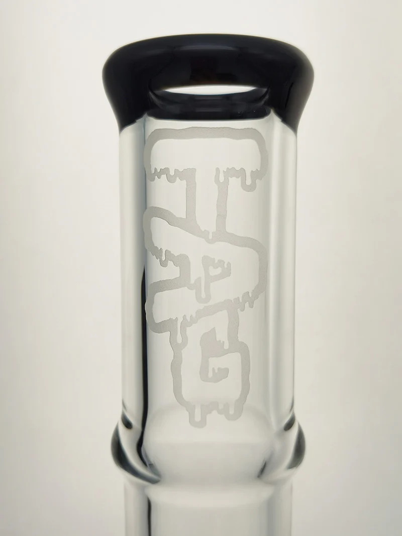 TAG - 15" Beaker Bong Bamboo 50x7MM (4.50") 18/14MM Downstem - Image 9