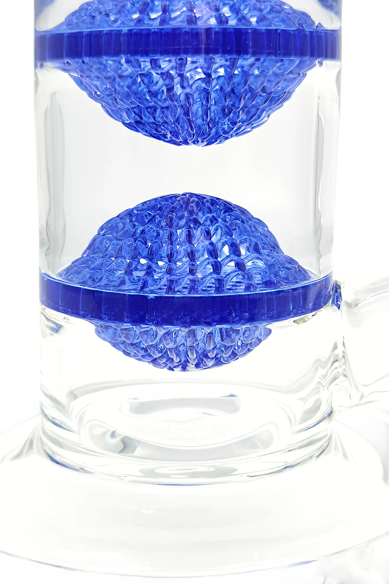 TAG - 16" Double Netted Disc to Spinning Splash Guard Bong 50x7MM (18MM Female) - Image 3