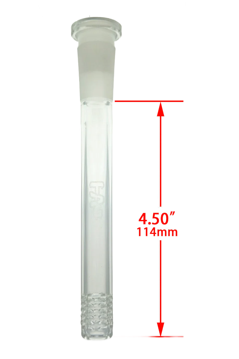 TAG - 18/14MM Open End Bong Downstem - 6 Row x 3 (54 Hole) Multiplying Super Slit - Image 17