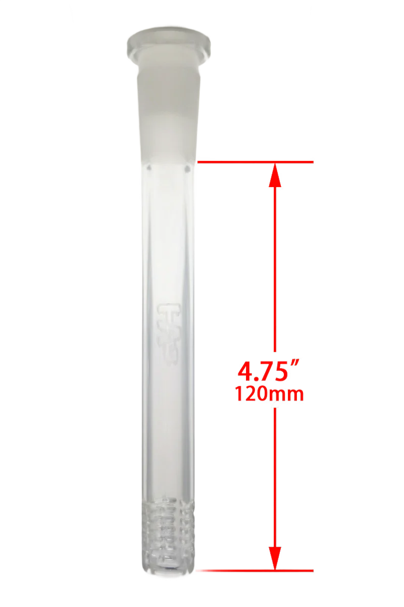 TAG - 18/14MM Open End Bong Downstem - 6 Row x 3 (54 Hole) Multiplying Super Slit - Image 18