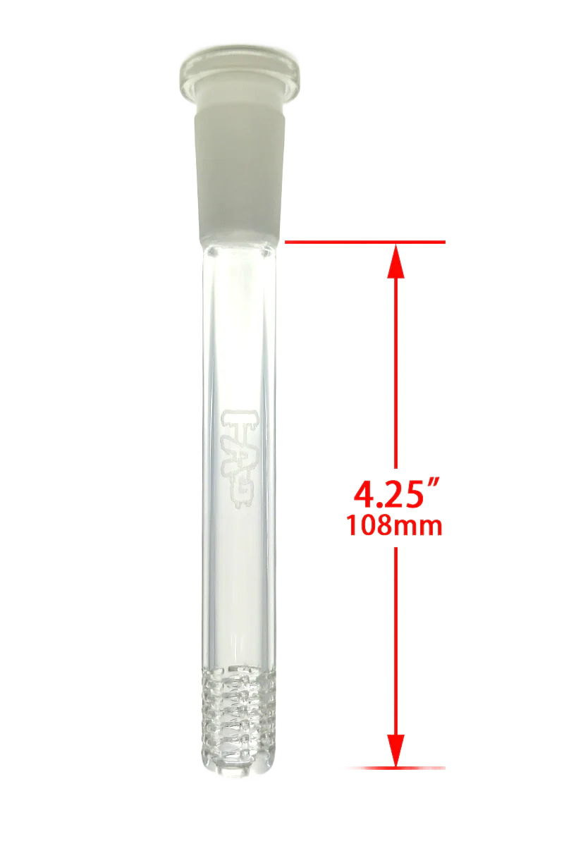 TAG - 18/14MM Open End Bong Downstem - 6 Row x 3 (54 Hole) Multiplying Super Slit - Image 26