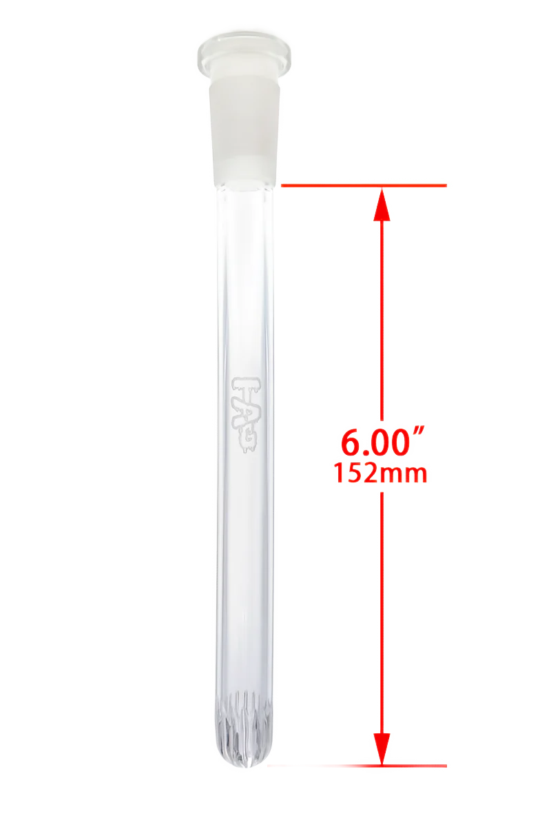 TAG - 18/14MM Closed End Rounded Showerhead Bong Downstem - Image 17