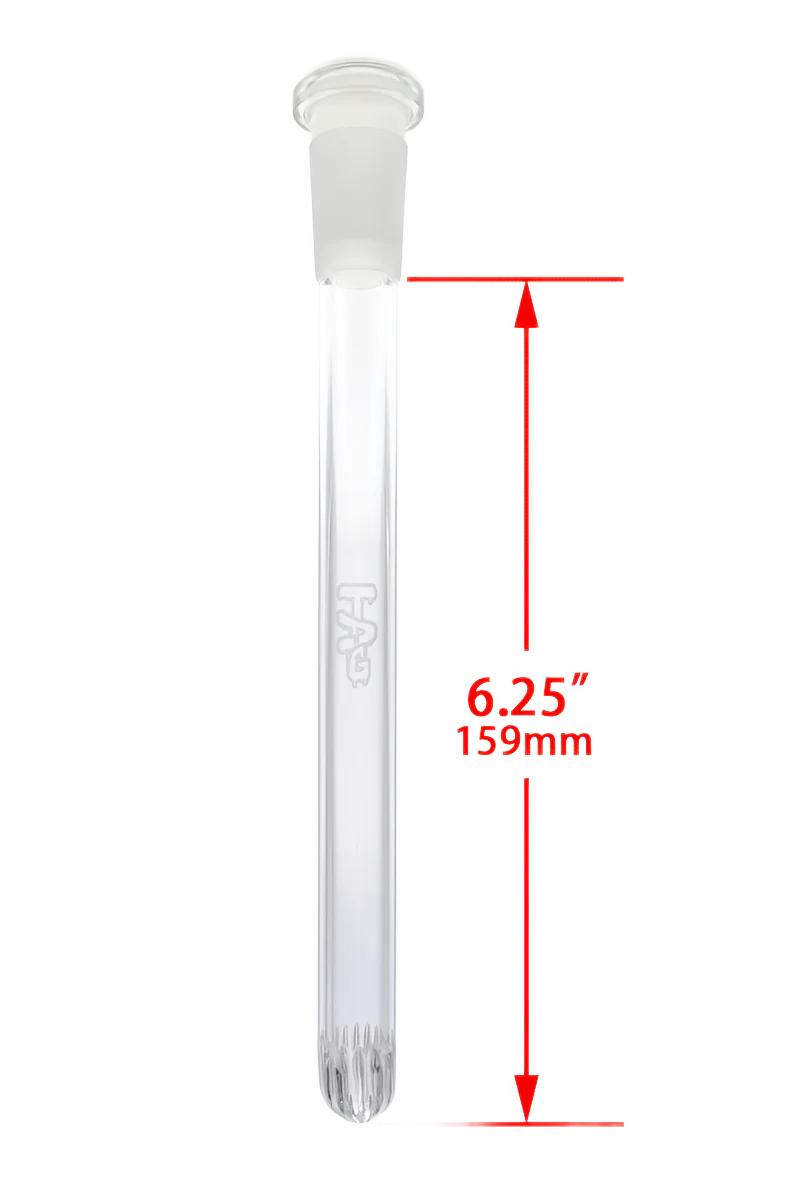 TAG - 18/14MM Closed End Rounded Showerhead Bong Downstem - Image 19