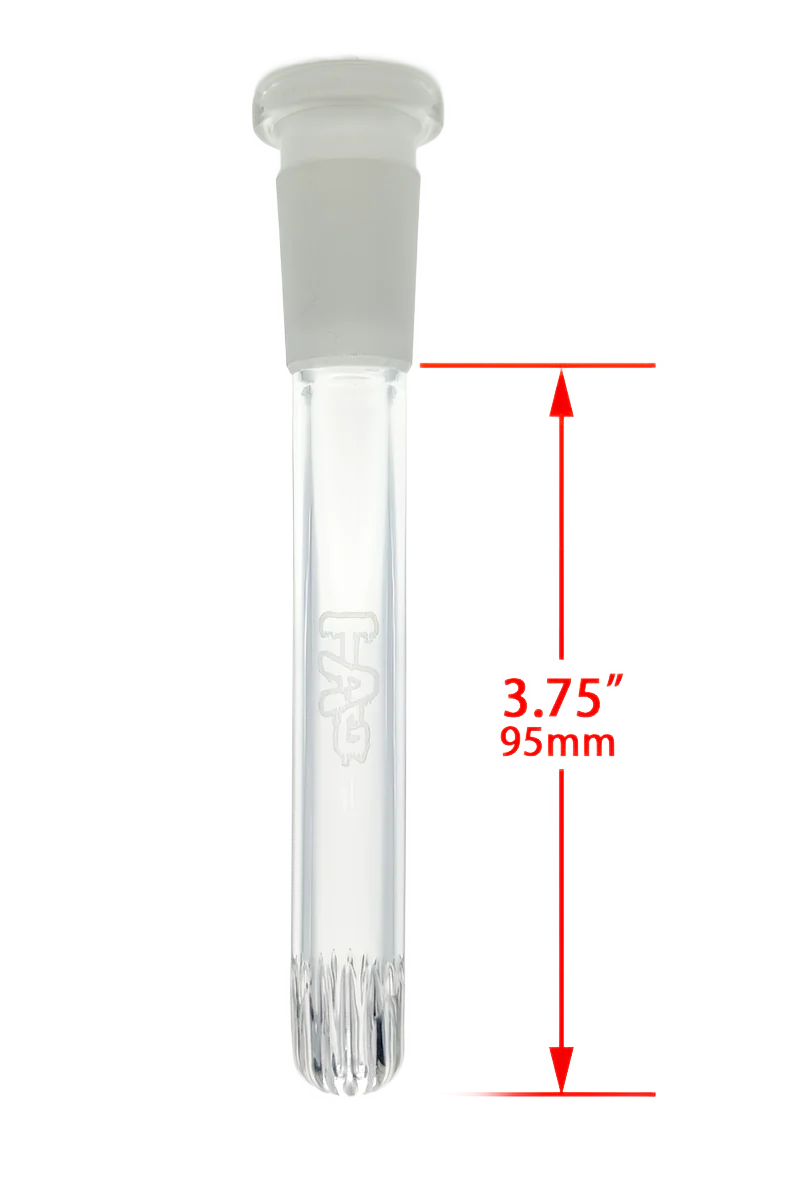 TAG - 18/14MM Closed End Rounded Showerhead Bong Downstem - Image 25