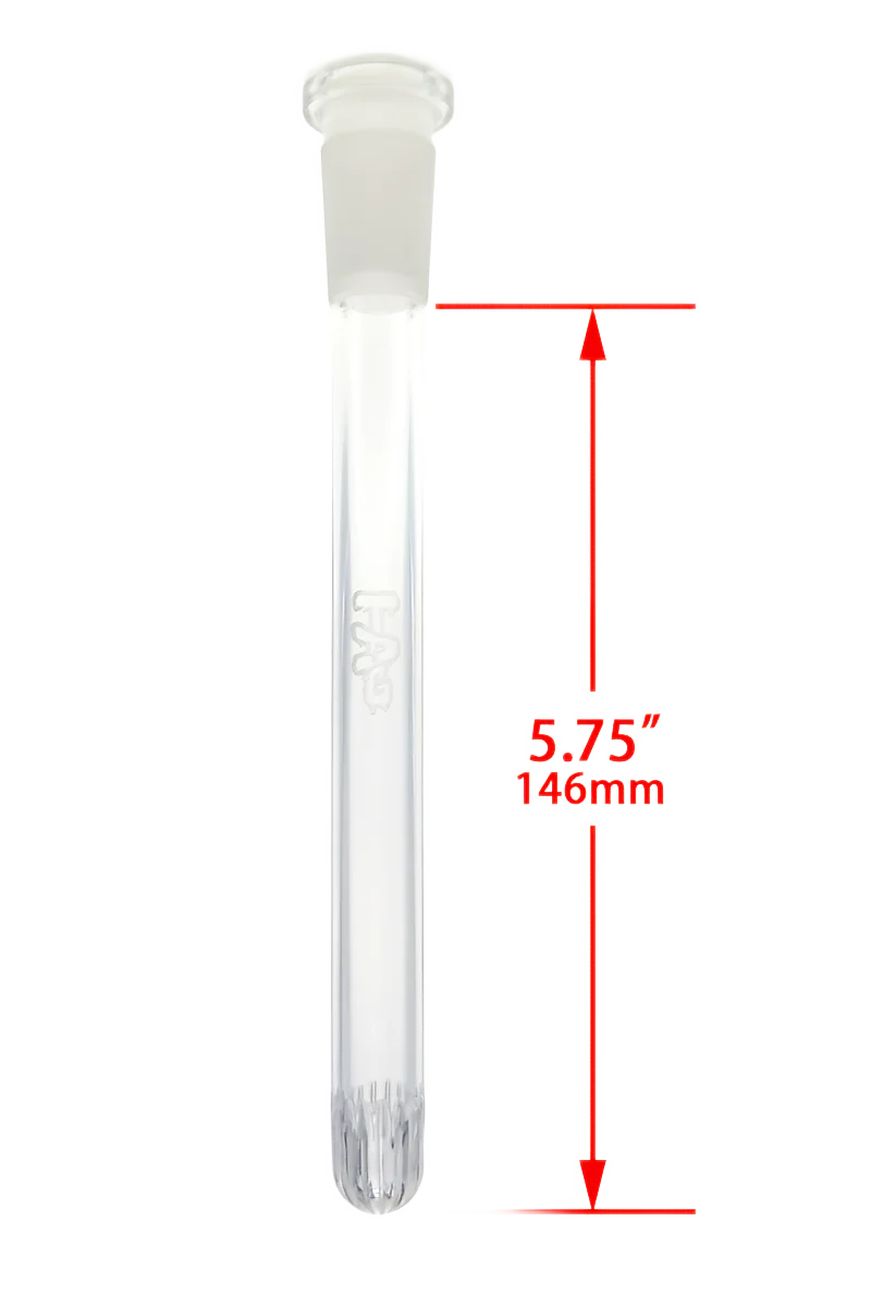 TAG - 18/14MM Closed End Rounded Showerhead Bong Downstem - Image 26