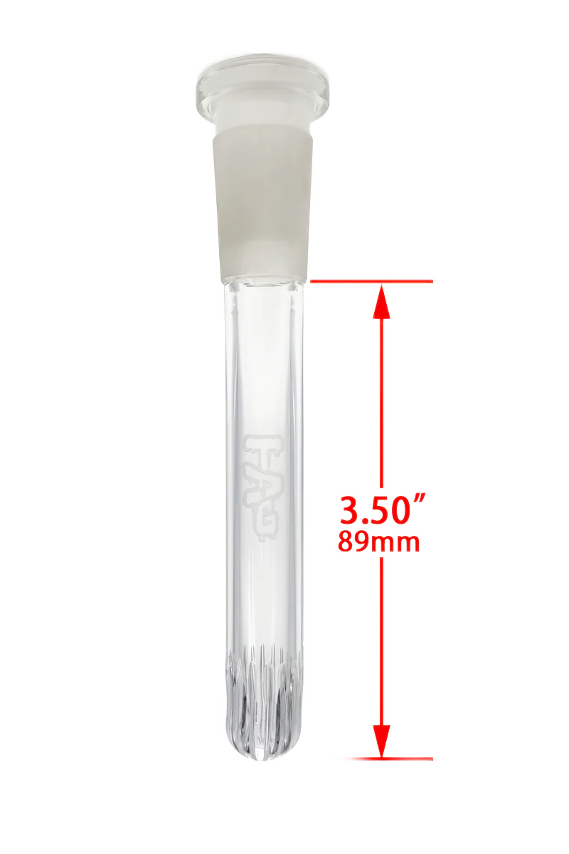 TAG - 18/14MM Closed End Rounded Showerhead Bong Downstem - Image 27