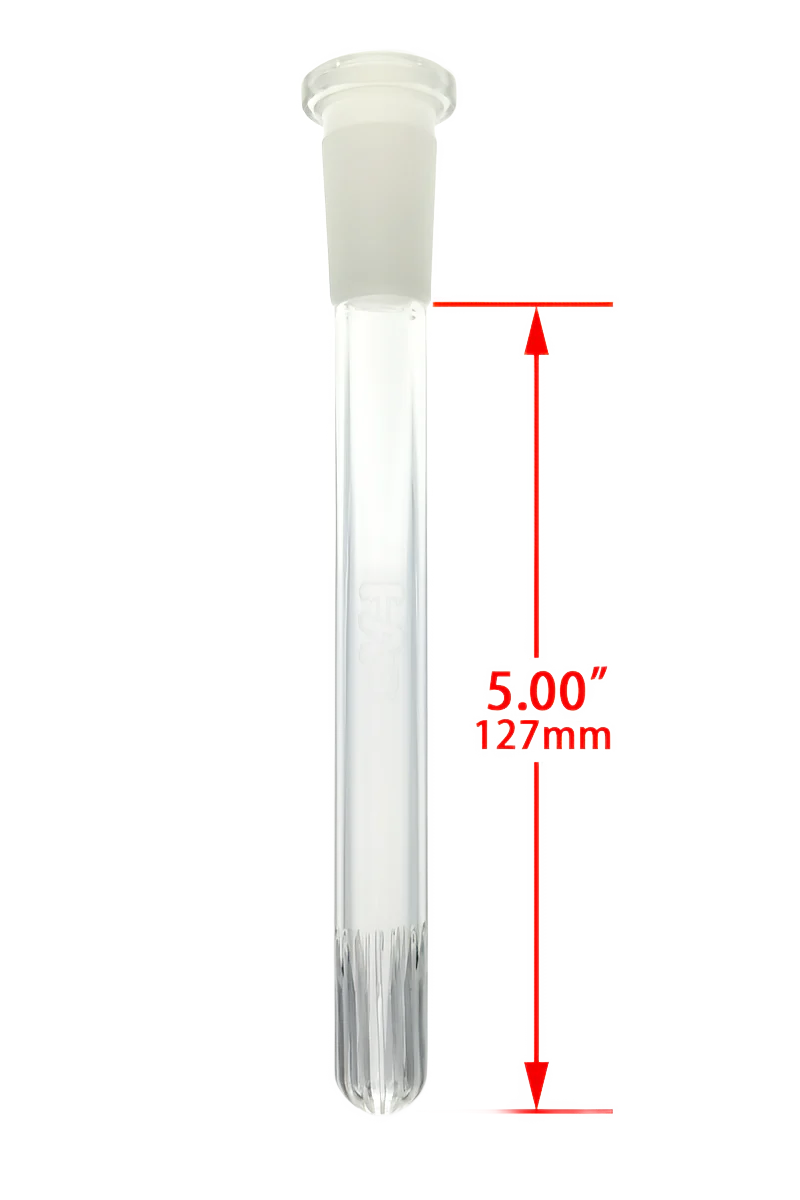 TAG - 18/14MM Closed End Rounded Showerhead Bong Downstem - Image 28