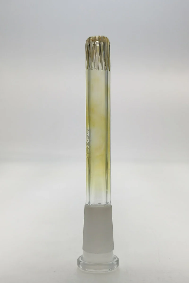TAG - 18/14MM Open End Rounded Super Slit Showerhead Bong Downstem - Image 20