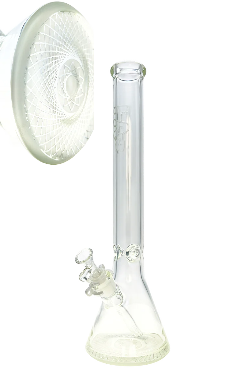 TAG - 18" Beaker Bong 50x7MM - 18/14 Downstem (4.50") - Image 9