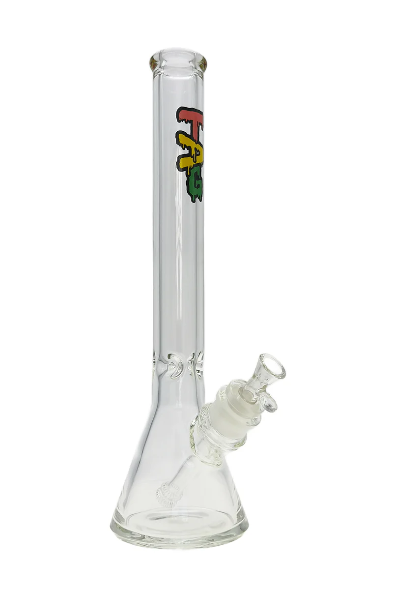 TAG - 18" Beaker Bong 50x9MM - 28/18MM Downstem (4.50")