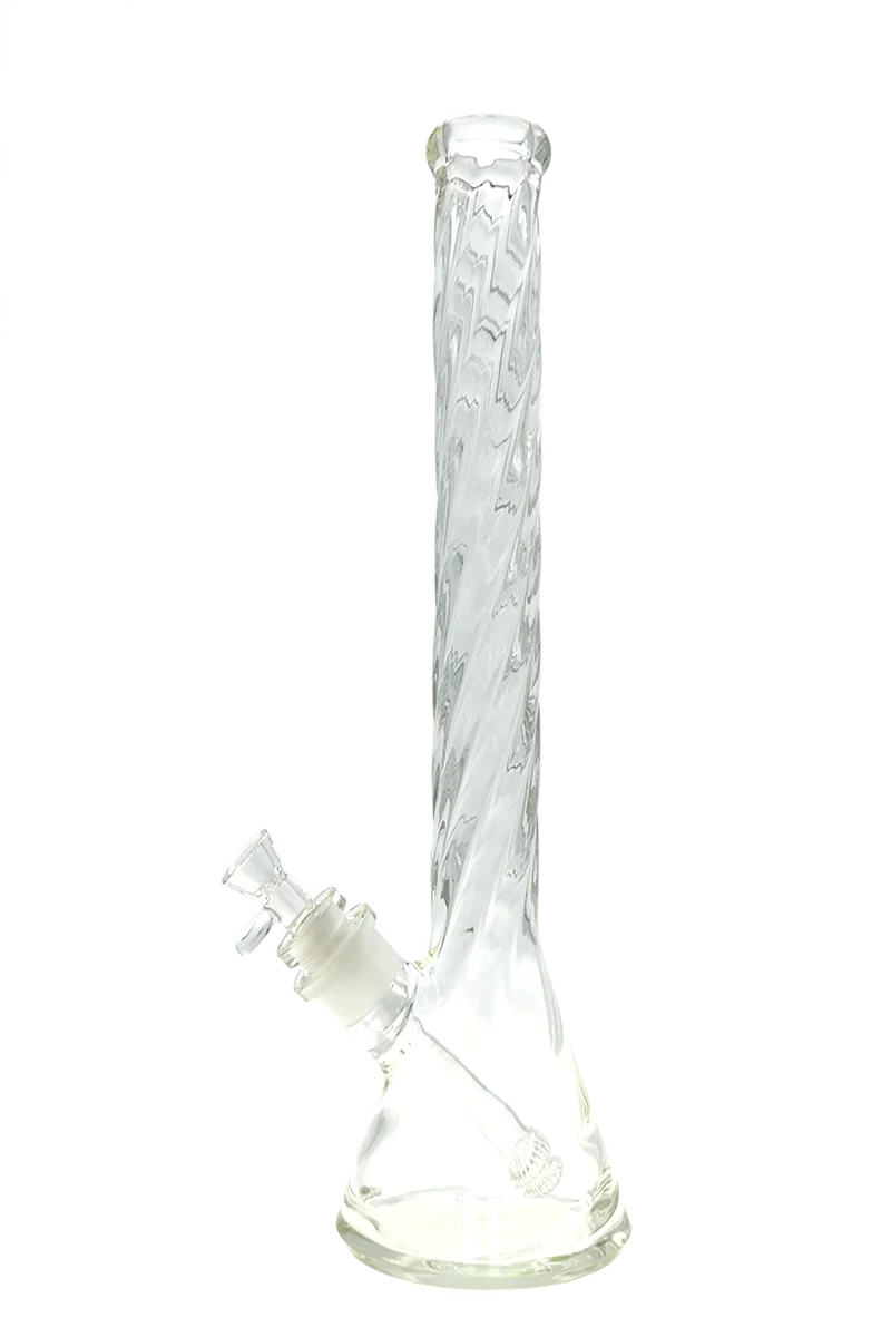 TAG - 18" Beaker Bong w/ Helical Rod 50x7MM - 28/18MM Downstem (4.50") - Image 2