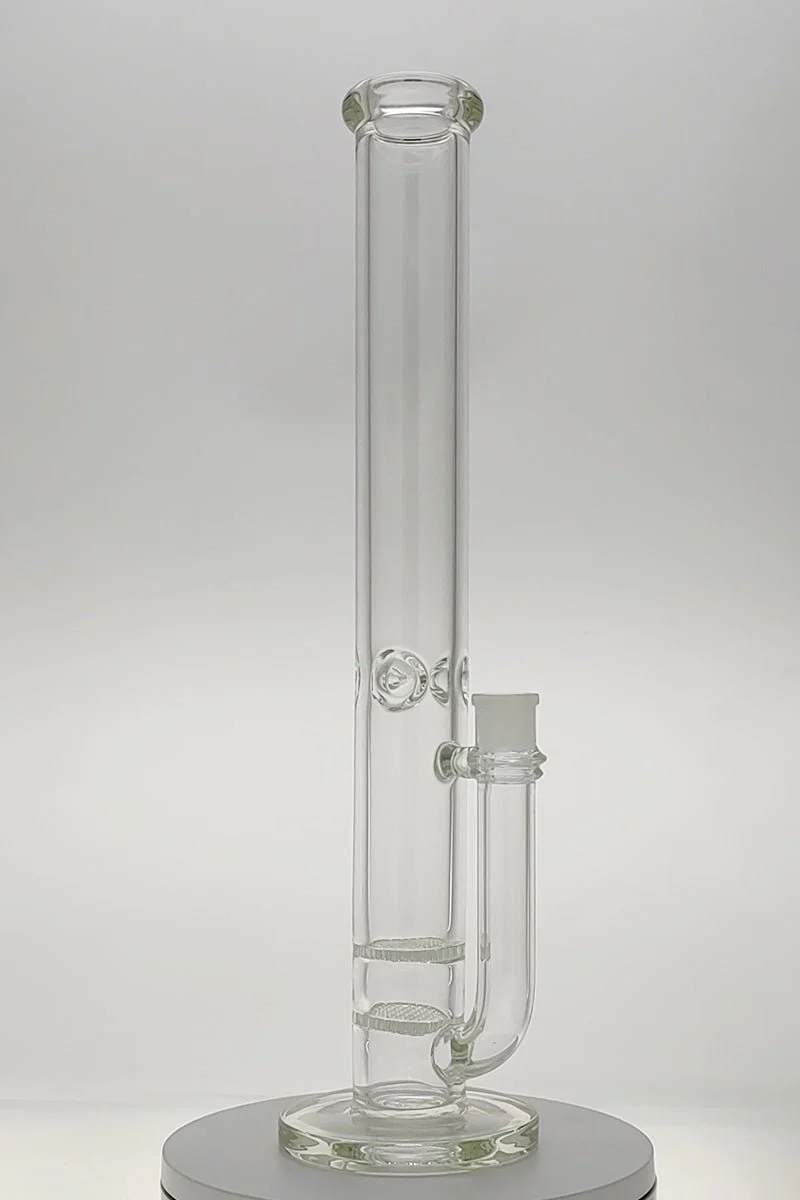 TAG - 18" Double Honeycomb w/ Ice Pinches Bong 50x7MM (18MM Female) - Image 4