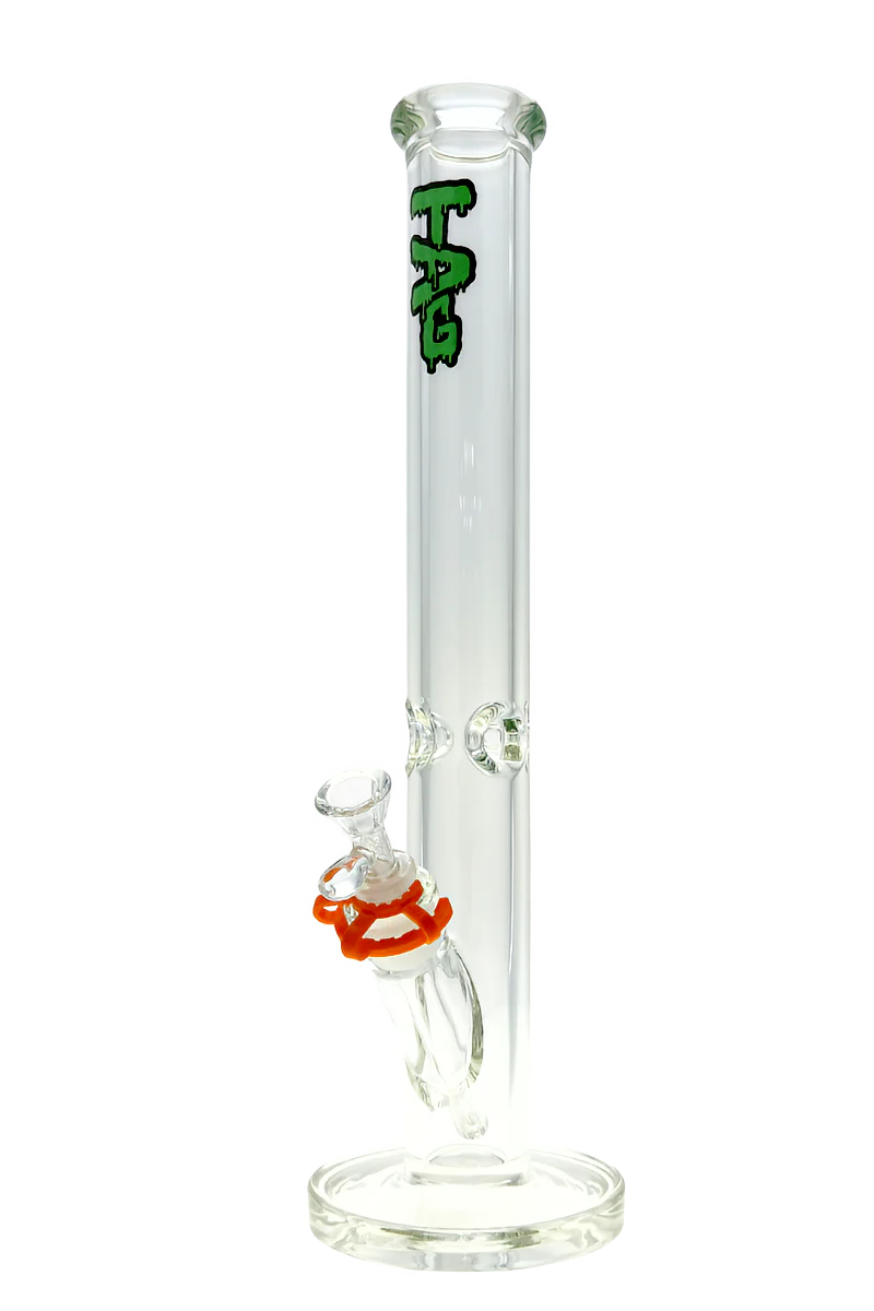 TAG - 18" Straight Tube Bong 50x9MM - 18/14MM Downstem (4.00") - Image 17