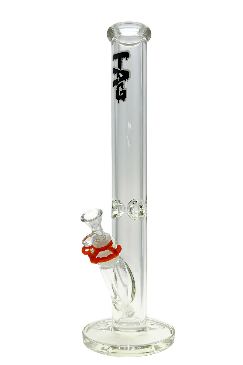 TAG - 18" Straight Tube Bong 50x9MM - 18/14MM Downstem (4.00") - Image 20