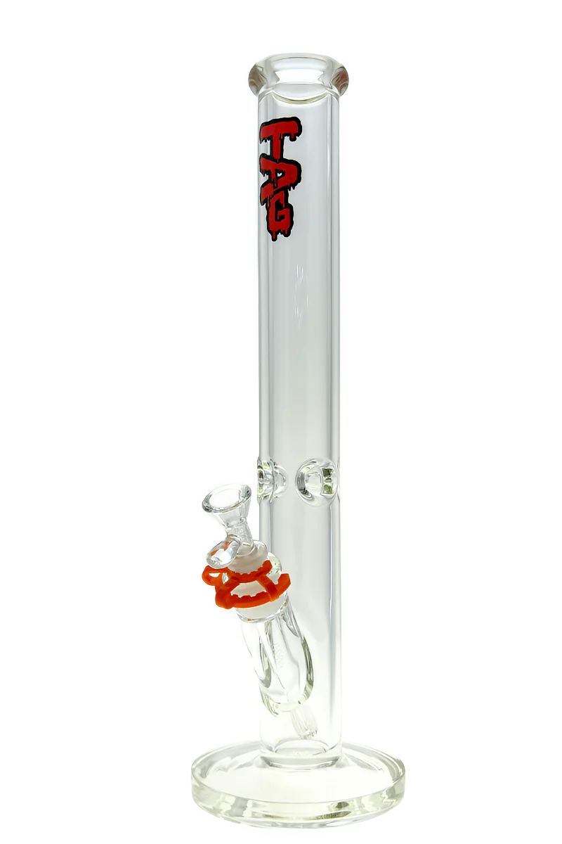 TAG - 18" Straight Tube Bong 50x9MM - 18/14MM Downstem (4.00") - Image 3