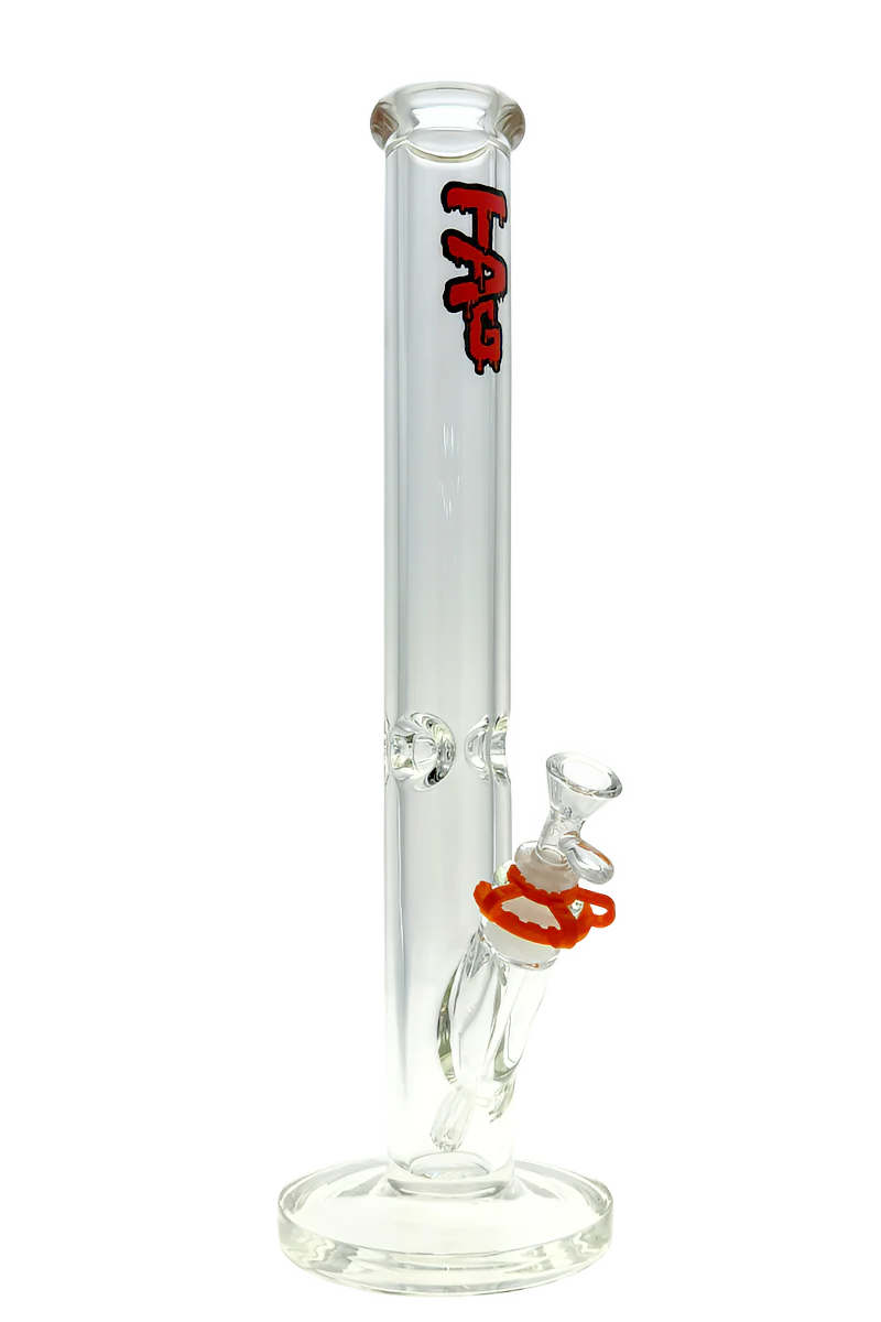 TAG - 18" Straight Tube Bong 50x9MM - 18/14MM Downstem (4.00") - Image 7