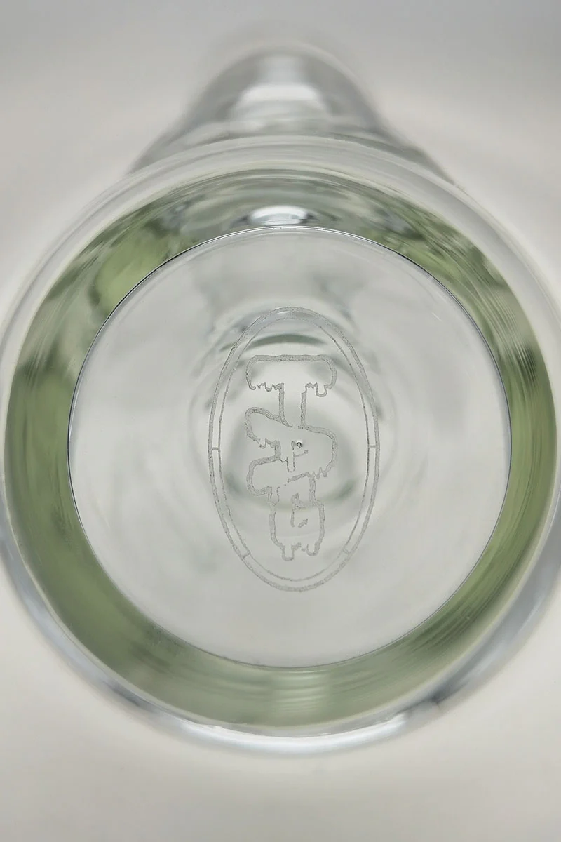 TAG - 18" Straight Tube Bong 50x5MM - 18/14MM Downstem (4.00") - Image 12