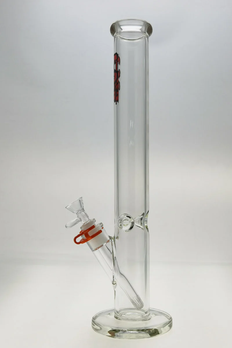 TAG - 18" Straight Tube Bong 50x7MM - 18/14MM Downstem (4.00") - Image 17