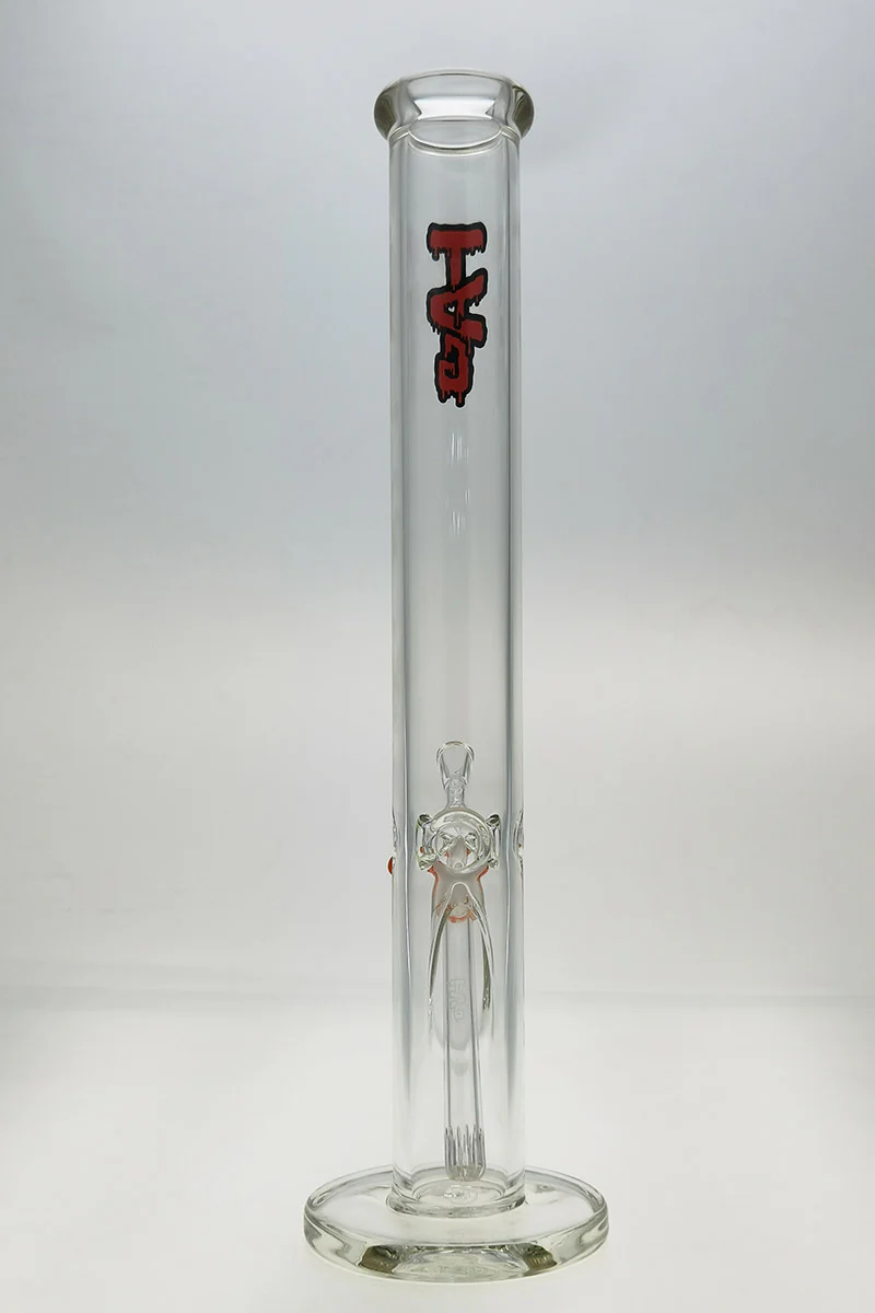 TAG - 18" Straight Tube Bong 50x7MM - 18/14MM Downstem (4.00") - Image 18