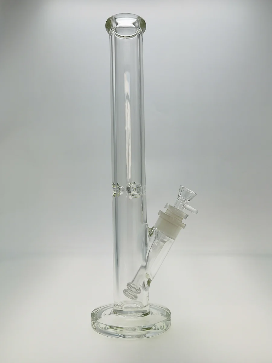 (CMTO) TAG - 18" Straight Tube Bong 50x9MM - 28/18MM Downstem (4.50")