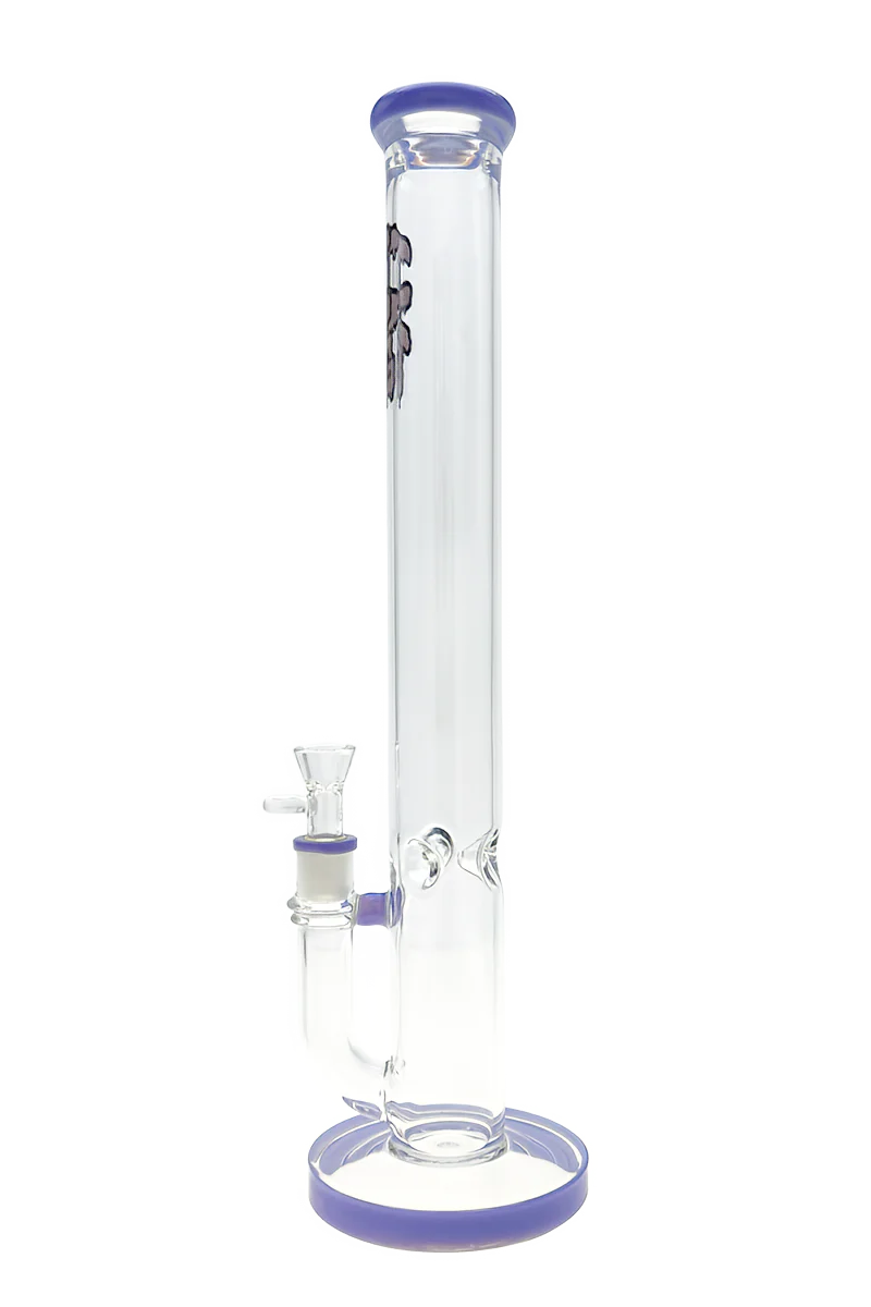 TAG - 18" Straight Tube Bong Natural Diffuser 50x7MM (18MM Female)