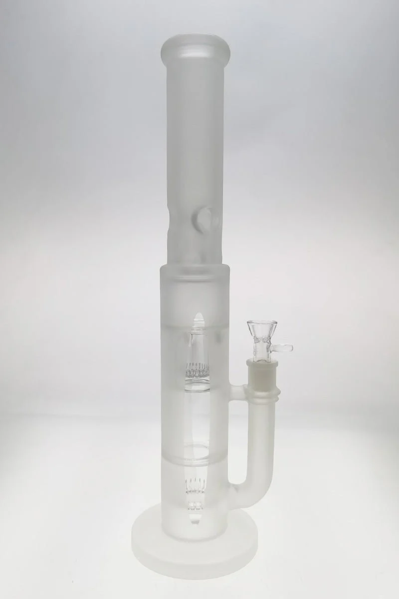 TAG - 19" Double Interior Showerhead Bong 50x7MM (18MM Female) - Image 12