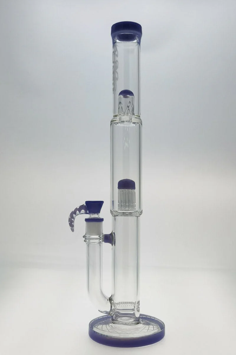 TAG - 19" Super Slit Multiplying Inline to Fixed 10 Arm Tree Bong (44-50-44) 44x4MM (18MM Female) - Image 3