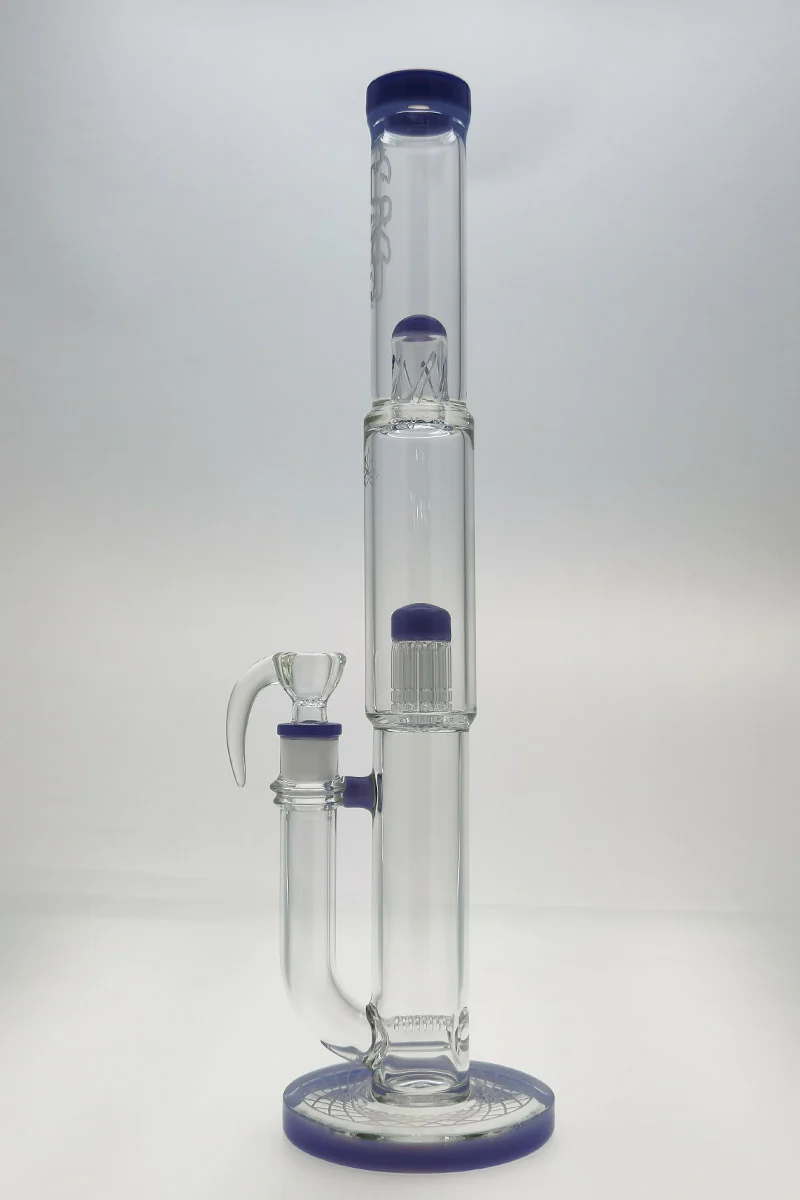 TAG - 19" Super Slit Multiplying Inline to Fixed 10 Arm Tree Bong (44-50-44) 44x4MM (18MM Female) - Image 35
