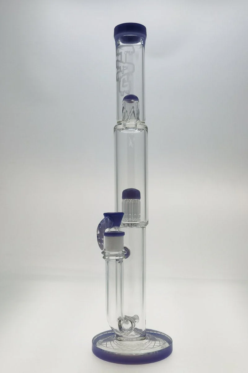 TAG - 19" Super Slit Multiplying Inline to Fixed 10 Arm Tree Bong (44-50-44) 44x4MM (18MM Female) - Image 4