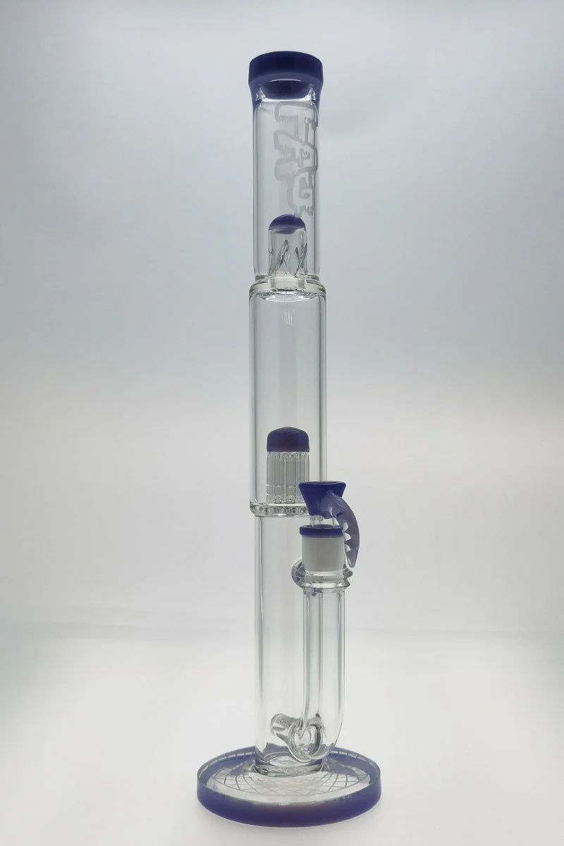 TAG - 19" Super Slit Multiplying Inline to Fixed 10 Arm Tree Bong (44-50-44) 44x4MM (18MM Female) - Image 5