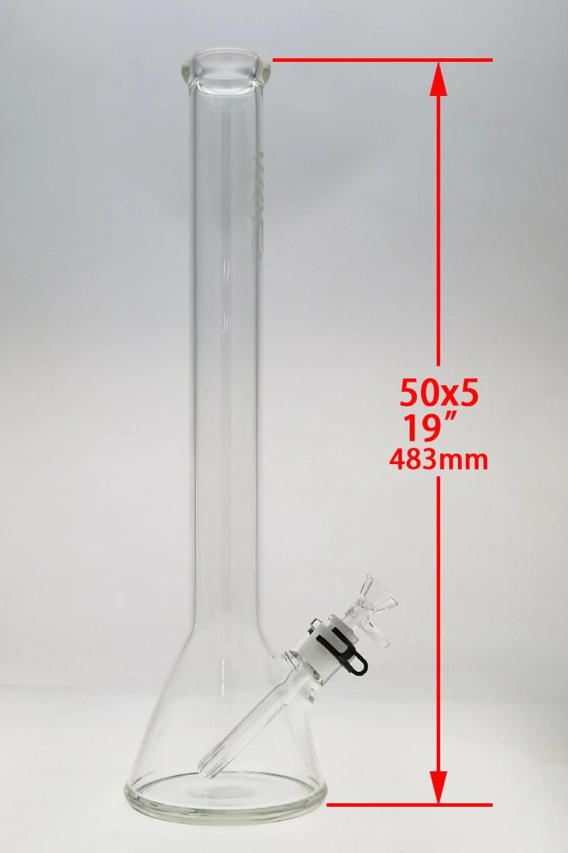 TAG - 20" Beaker Bong 50x5MM - 18/14MM Downstem (4.00") - Image 12