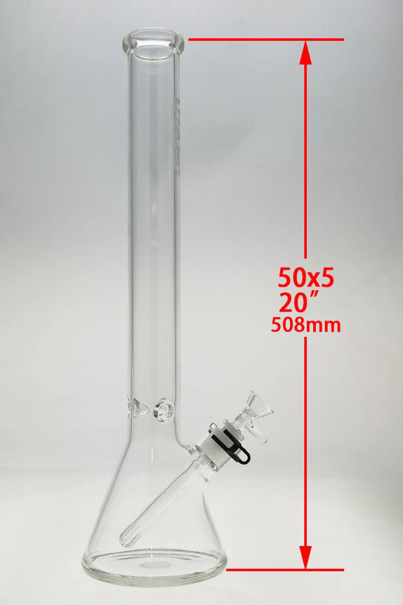 TAG - 20" Beaker Bong 50x5MM - 18/14MM Downstem (4.00") - Image 25