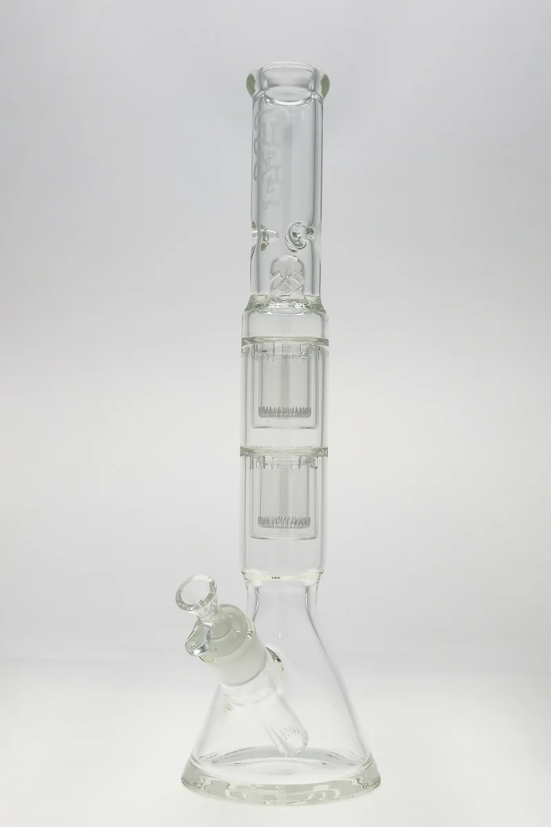 TAG - 20" Double Interior Showerhead Beaker Bong 50x9MM - 28/18MM Downstem (4.50") - Image 21