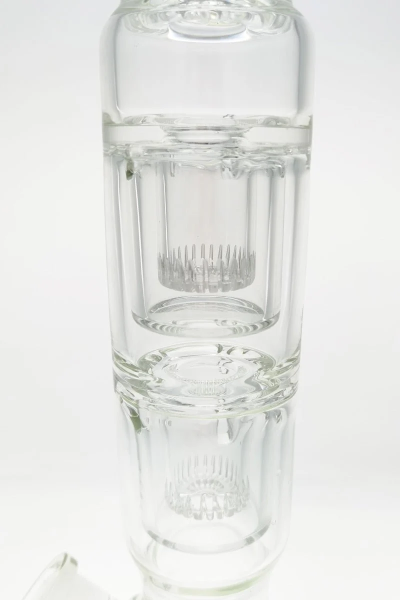 TAG - 20" Double Interior Showerhead Beaker Bong 50x9MM - 28/18MM Downstem (4.50") - Image 8