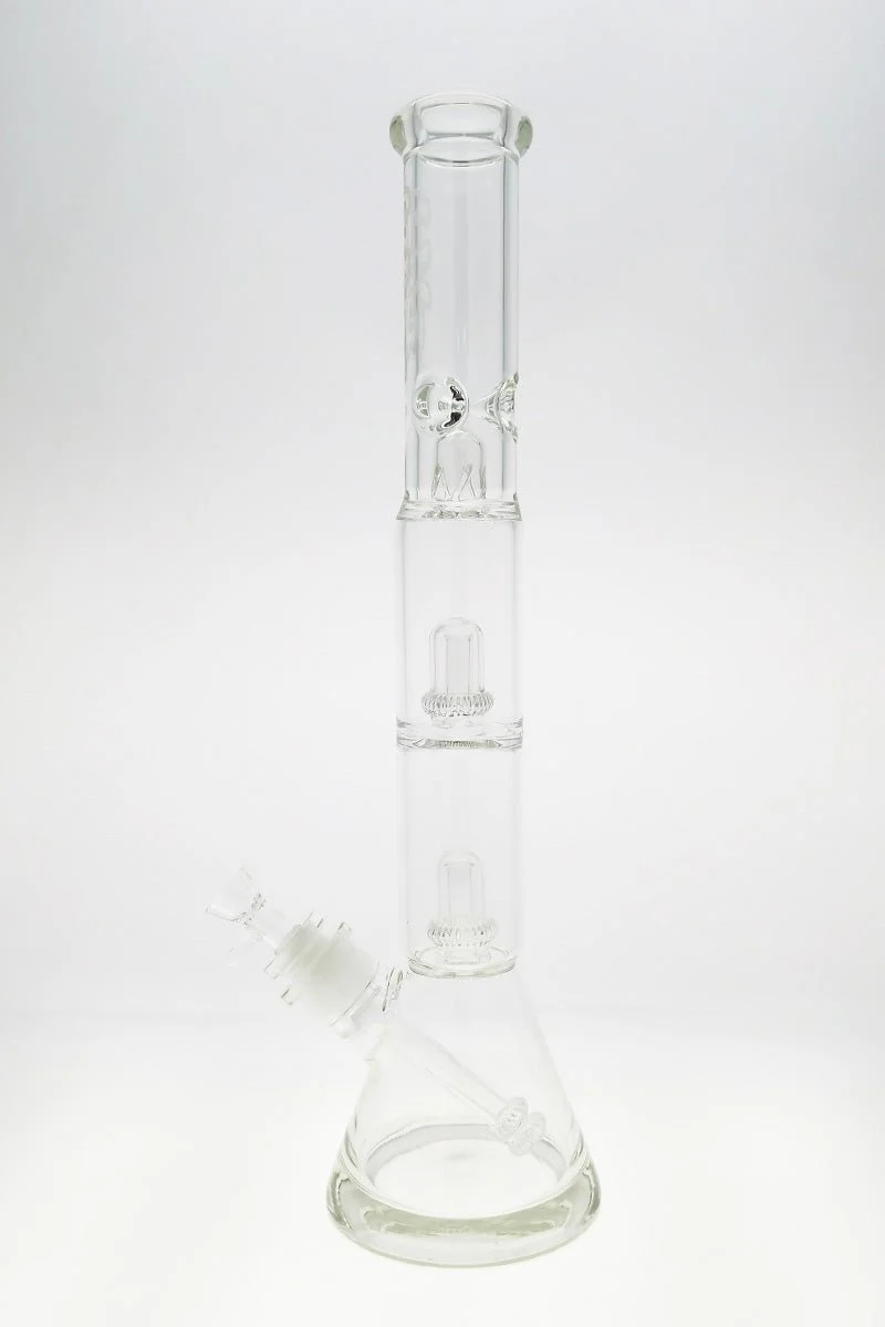TAG - 20" Double Super Slit UFO Beaker Bong 50x7MM - 28/18MM Downstem (4.50") - Image 3