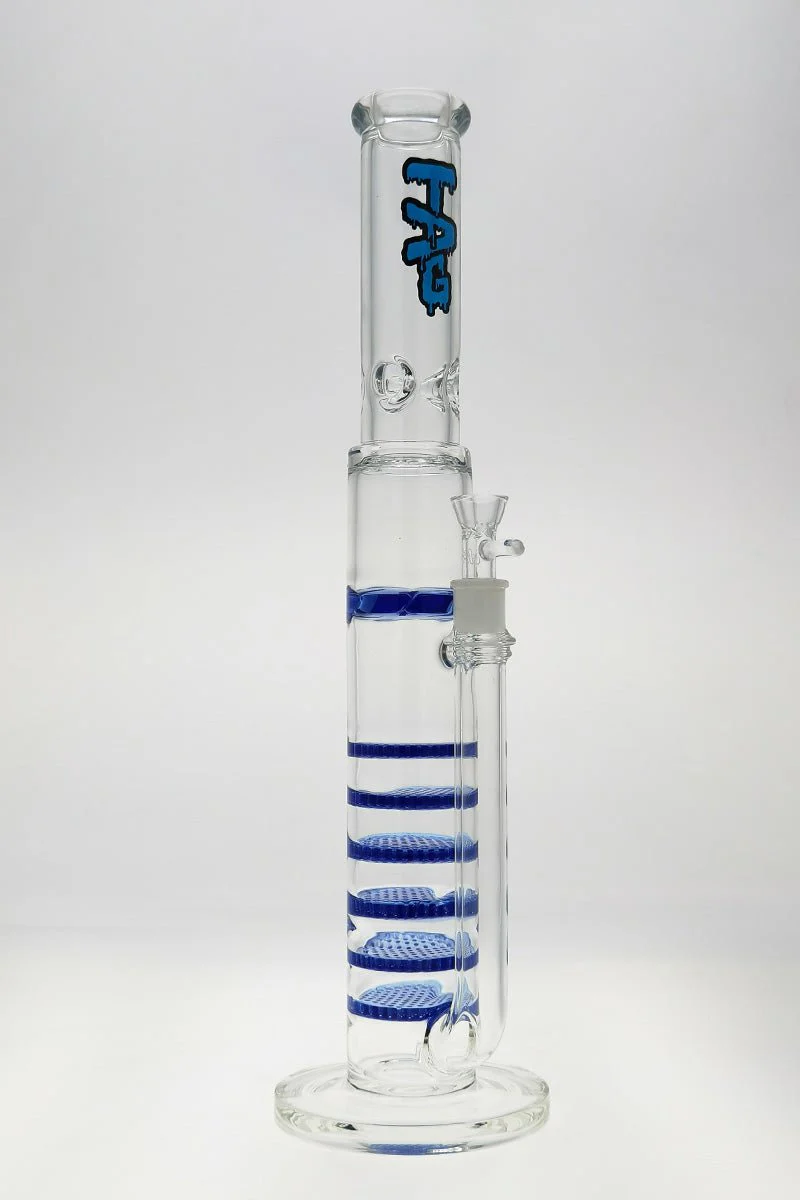TAG - 20" Sextuple (6) Honeycomb Water Pipe Bong 50x7MM (18MM Female) - Image 5